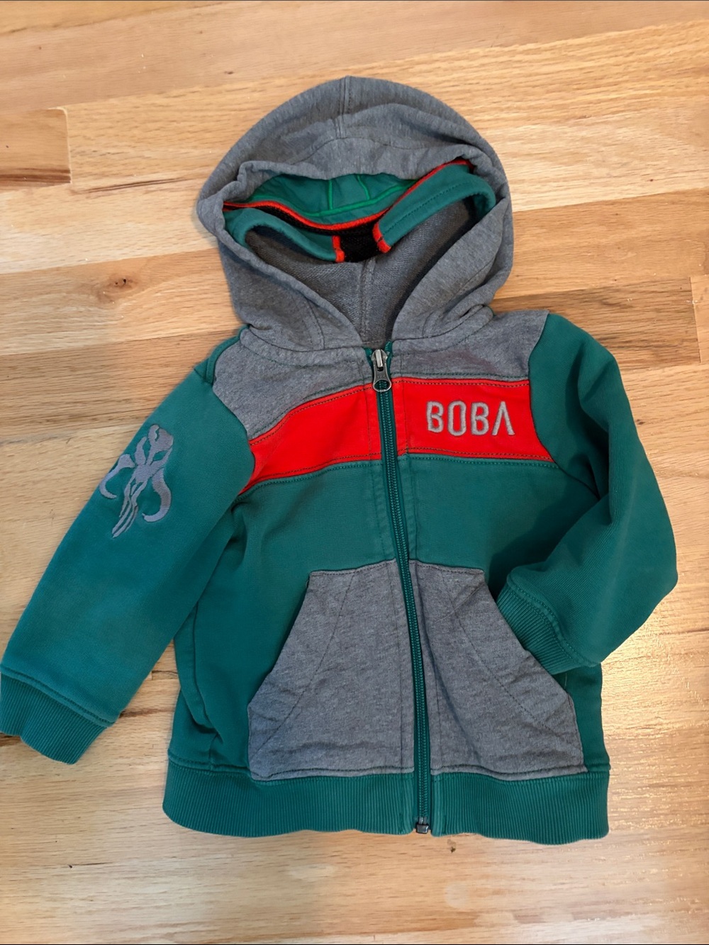 BOBA Green & Gray Star Wars Boba Fett Hoodie
